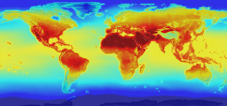 Global temperature projections